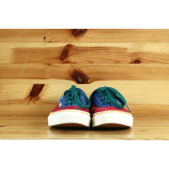 Vans Kids Sneakers Sz 13 Primary Color Block Red Yellow Era Skate Shoes - Picture 3 of 7